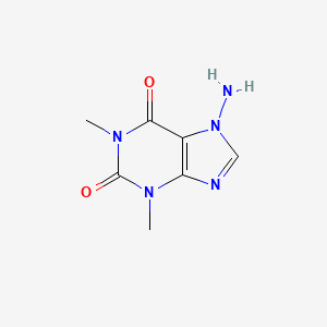 7-amino-1,3-dimethyl-3,7-dihydro-1H-purine-2,6-dione