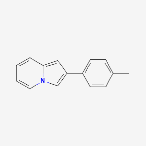 molecular formula C15H13N B1620238 2-(4-Methylphenyl)indolizine CAS No. 7496-81-3