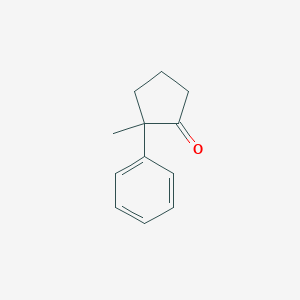 molecular formula C12H14O B1620242 2-甲基-2-苯基-环戊酮 CAS No. 50390-68-6