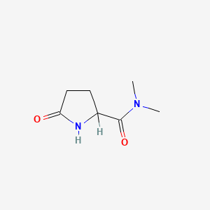 molecular formula C7H12N2O2 B1620244 N,N-dimethyl-5-oxopyrrolidine-2-carboxamide CAS No. 85248-86-8