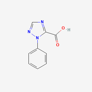 molecular formula C9H7N3O2 B1620247 1-phenyl-1H-1,2,4-triazole-5-carboxylic acid CAS No. 500865-95-2