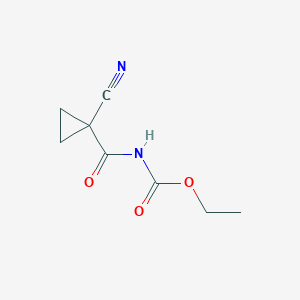B162025 Ethyl N-(1-cyanocyclopropanecarbonyl)carbamate CAS No. 133036-89-2