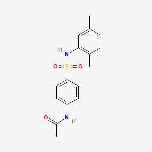 N-[4-[(2,5-dimethylphenyl)sulfamoyl]phenyl]acetamide
