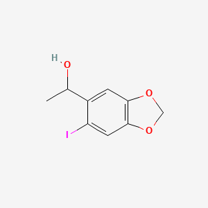 molecular formula C9H9IO3 B1620263 1-(6-Iodobenzo[d][1,3]dioxol-5-yl)ethanol CAS No. 64490-57-9