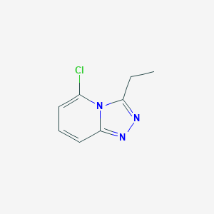 molecular formula C8H8ClN3 B1620265 5-クロロ-3-エチル-[1,2,4]トリアゾロ[4,3-a]ピリジン CAS No. 66999-60-8