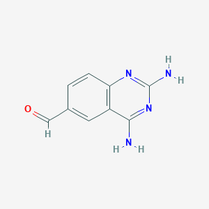 molecular formula C9H8N4O B1620268 2,4-Diaminoquinazoline-6-carbaldehyde CAS No. 27023-77-4