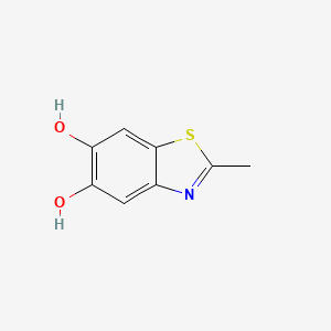 molecular formula C8H7NO2S B1620272 2-Methyl-1,3-benzothiazole-5,6-diol CAS No. 68252-56-2