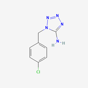 molecular formula C8H8ClN5 B1620273 1-(4-氯苄基)-1h-四唑-5-胺 CAS No. 31694-94-7