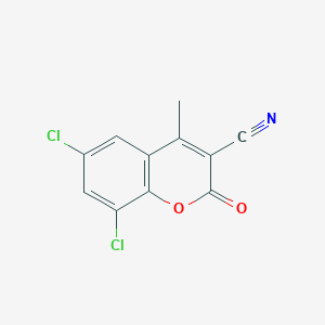 molecular formula C11H5Cl2NO2 B1620281 3-Cyano-6,8-dichloro-4-methylcoumarin CAS No. 262590-96-5
