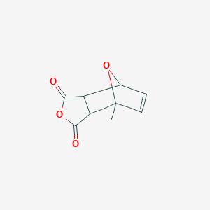 molecular formula C9H8O4 B1620286 4-Methyl-3a,4,7,7a-tetrahydro-4,7-epoxy-2-benzofuran-1,3-dione CAS No. 62653-25-2