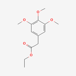molecular formula C13H18O5 B1620290 Ethyl 3,4,5-trimethoxyphenylacetate CAS No. 66162-60-5