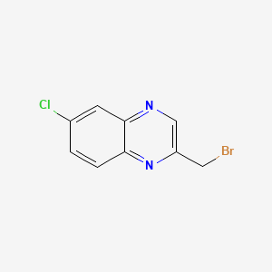 molecular formula C9H6BrClN2 B1620292 Quinoxaline, 2-(bromomethyl)-6-chloro- CAS No. 32601-89-1