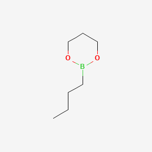molecular formula C7H15BO2 B1620293 2-Butyl-1,3,2-dioxaborinane CAS No. 30169-71-2