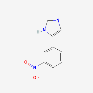 molecular formula C9H7N3O2 B1620302 5-(3-硝基苯基)-1H-咪唑 CAS No. 40511-41-9