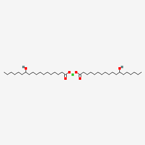 molecular formula C36H70BaO6 B1620314 Octadecanoic acid, 12-hydroxy-, barium salt (2:1) CAS No. 21598-22-1