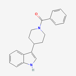 molecular formula C20H20N2O B1620326 1-Benzoyl-4-(1H-indol-3-yl)piperidine CAS No. 56361-85-4