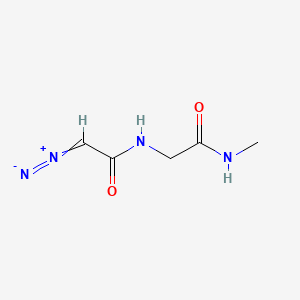 molecular formula C5H8N4O2 B1620330 N-Diazoacetylglycine methylamide CAS No. 38726-90-8