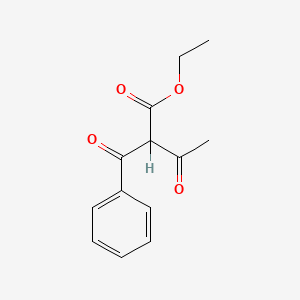 molecular formula C13H14O4 B1620350 Ethyl 2-benzoylacetoacetate CAS No. 569-37-9