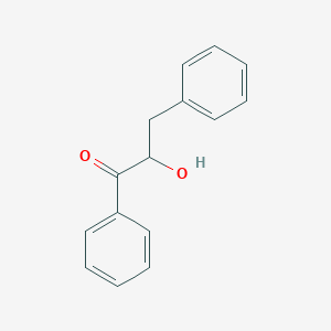molecular formula C15H14O2 B1620358 2-Hydroxy-1,3-diphenylpropan-1-one CAS No. 92-08-0