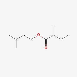 molecular formula C10H18O2 B1620379 Butanoic acid, 2-methylene-, 3-methylbutyl ester CAS No. 67634-18-8