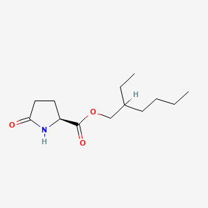 molecular formula C13H23NO3 B1620382 2-Ethylhexyl 5-oxo-L-prolinate CAS No. 4261-80-7