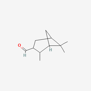 molecular formula C11H18O B1620384 2,6,6-Trimethylbicyclo[3.1.1]heptane-3-carbaldehyde CAS No. 60113-43-1