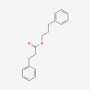molecular formula C18H20O2 B1620391 Benzenepropanoic acid, 3-phenylpropyl ester CAS No. 60045-27-4