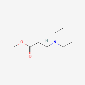 molecular formula C9H19NO2 B1620407 Methyl 3-(diethylamino)butanoate CAS No. 33611-41-5