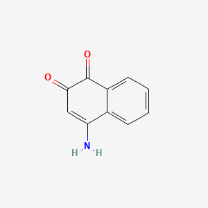 B1620441 4-Amino-1,2-naphthoquinone CAS No. 5460-35-5