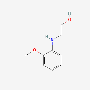 molecular formula C9H13NO2 B1620447 Ethanol, 2-(o-anisidino)- CAS No. 2933-75-7