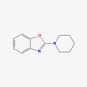 molecular formula C12H14N2O B1620451 Benzoxazole, 2-(1-piperidinyl)- CAS No. 2851-09-4