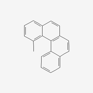 molecular formula C19H14 B1620455 1-Methylbenzo(c)phenanthrene CAS No. 4076-39-5