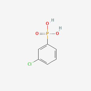 molecular formula C6H6ClO3P B1620462 Phosphonic acid, (m-chlorophenyl)- CAS No. 5431-34-5