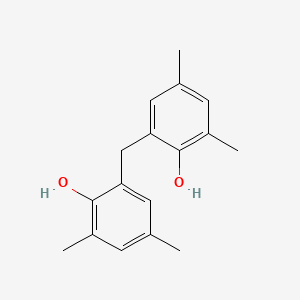 molecular formula C17H20O2 B1620472 6,6'-Methylenedi-2,4-xylenol CAS No. 6538-35-8