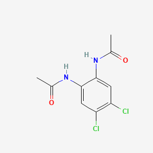 molecular formula C10H10Cl2N2O2 B1620485 N1-[2-(乙酰氨基)-4,5-二氯苯基]乙酰胺 CAS No. 23562-52-9