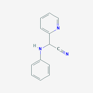molecular formula C13H11N3 B1620509 苯氨基-吡啶-2-基-乙腈 CAS No. 904813-98-5