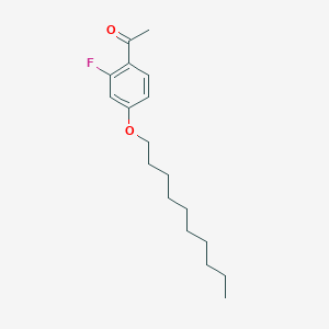 B1620513 4'-Decyloxy-2'-fluoroacetophenone CAS No. 203066-87-9