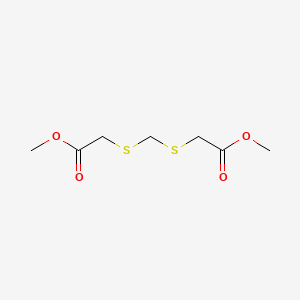 molecular formula C7H12O4S2 B1620549 Methyl 2-({[(2-methoxy-2-oxoethyl)thio]methyl}thio)acetate CAS No. 74705-25-2