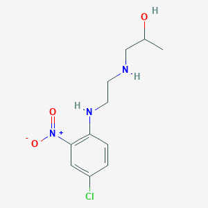 1-({2-[(4-Chloro-2-nitrophenyl)amino]ethyl}amino)propan-2-ol