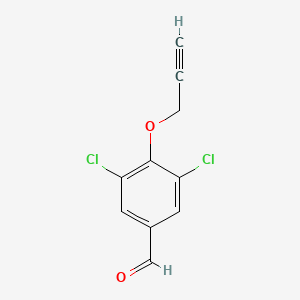 molecular formula C10H6Cl2O2 B1620594 3,5-Dichloro-4-(prop-2-yn-1-yloxy)benzaldehyde CAS No. 426229-84-7