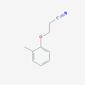 molecular formula C10H11NO B1620600 3-(2-Methylphenoxy)propanenitrile CAS No. 25268-05-7