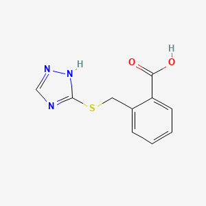 B1620604 2-[(4H-1,2,4-triazol-3-ylthio)methyl]benzoic acid CAS No. 733795-49-8