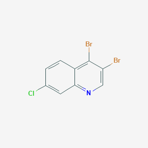 molecular formula C9H4Br2ClN B1620624 3,4-Dibromo-7-chloroquinoline CAS No. 373384-15-7