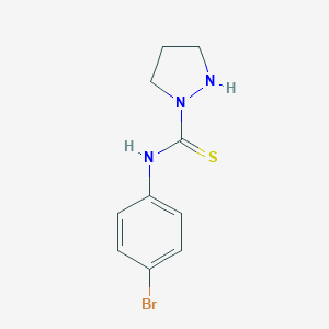 molecular formula C10H12BrN3S B162065 N-(4-Bromophenyl)-1-pyrazolidinecarbothioamide CAS No. 139192-96-4