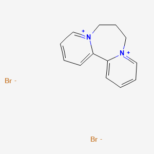 molecular formula C13H14Br2N2 B1620659 7,8-Dihydro-6H-Dipyrido[1,2-a:2',1'-c][1,4]diazepinediium dibromide CAS No. 2895-98-9