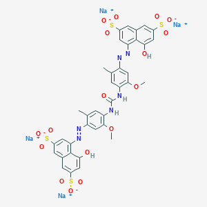 molecular formula C37H28N6Na4O17S4 B162066 C.I. 直接红 79，四钠盐 CAS No. 1937-34-4