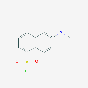 molecular formula C12H12ClNO2S B1620660 2-Dimethylaminonaphthalene-5-sulfonyl chloride CAS No. 69037-87-2