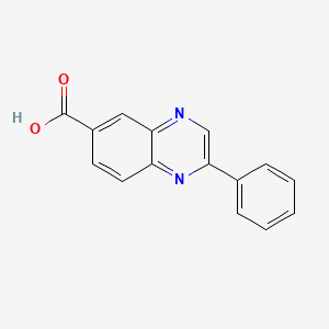 molecular formula C15H10N2O2 B1620662 2-phenylquinoxaline-6-carboxylic Acid CAS No. 71897-04-6
