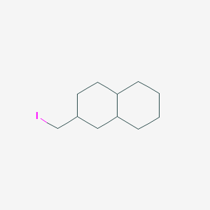 molecular formula C11H19I B1620663 Decahydro-2-(iodomethyl)naphthalene CAS No. 409112-76-1