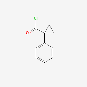 molecular formula C10H9ClO B1620667 1-Phenyl-cyclopropanecarbonyl chloride CAS No. 63201-02-5